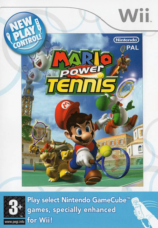 Mario Power Tennis New Play Control WII