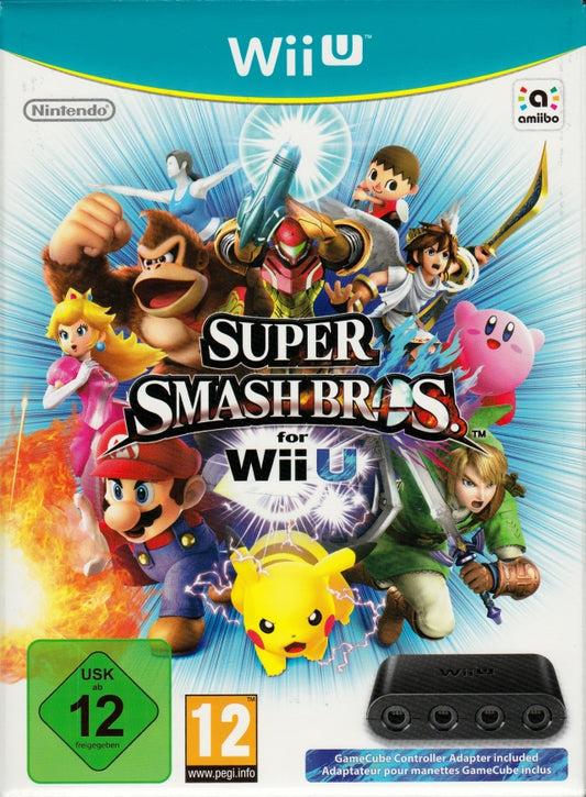 Super Smash Bros + Adaptador Mandos WIIU