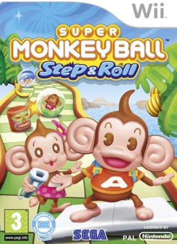 Super Monkey Wall Step and Roll WII