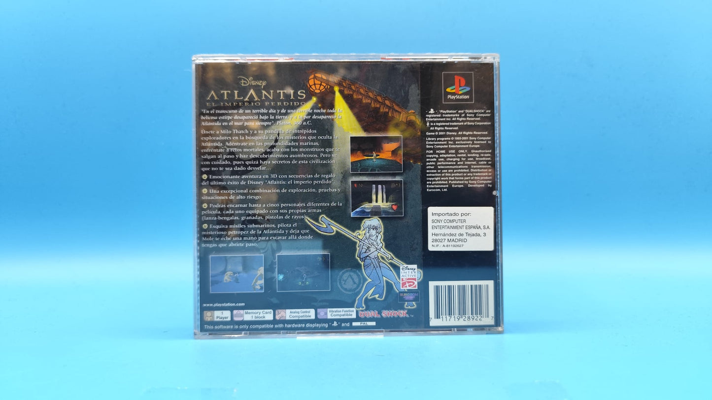 Atlantis El Imperio Perdido PLAYSTATION