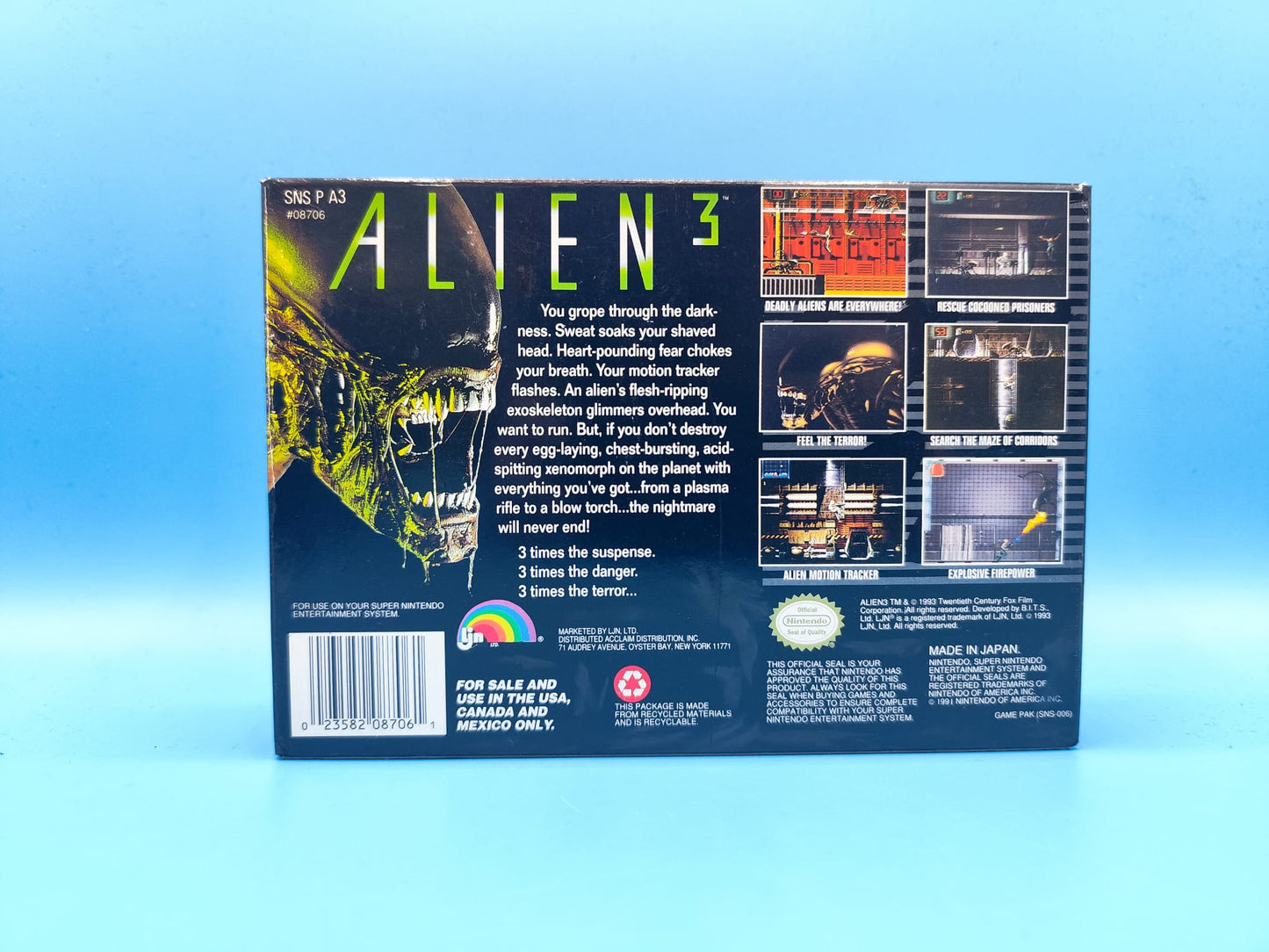 Alien 3 SUPER NINTENDO (Importación americana)