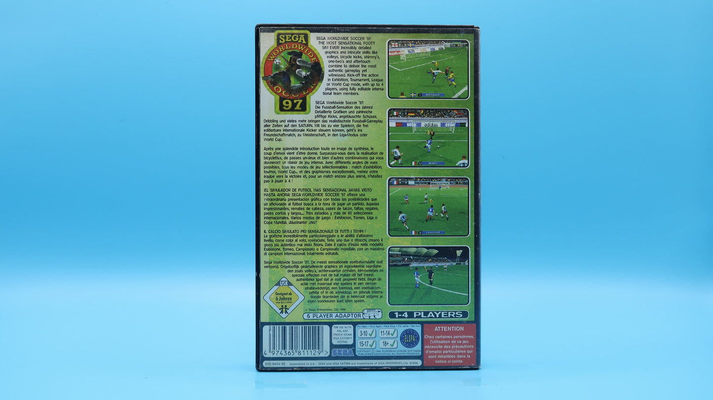 Sega Worldwide Soccer 97 SATURN