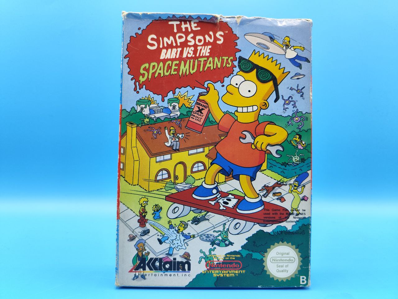 Sin Manual The Simpsons Bart VS The Space Mutants NINTENDO NES