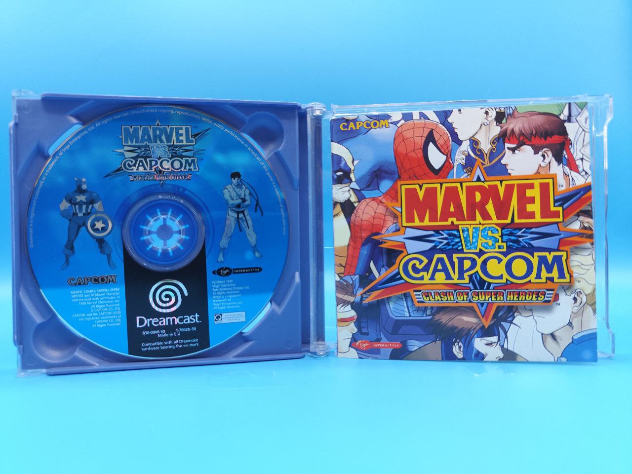 Sin Caratula Marvel VS Capcom Clash of Super Heroes DREAMCAST