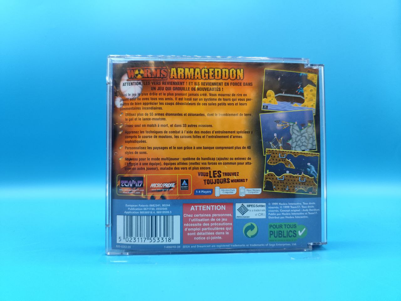 Sin Manual Worms Armageddon DREAMCAST (Importación francesa)