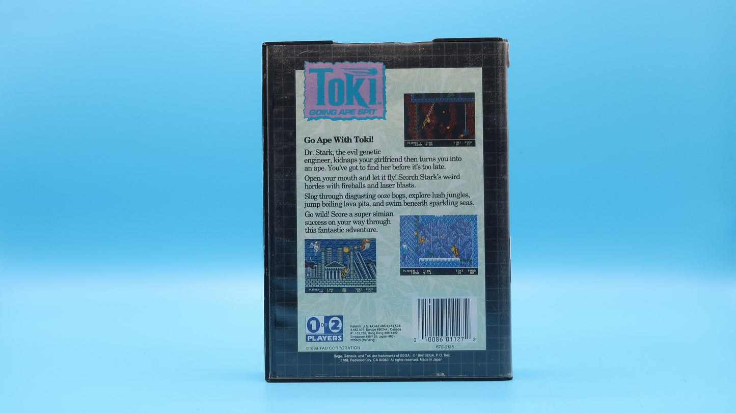 Toki MEGA DRIVE (Importación americana)