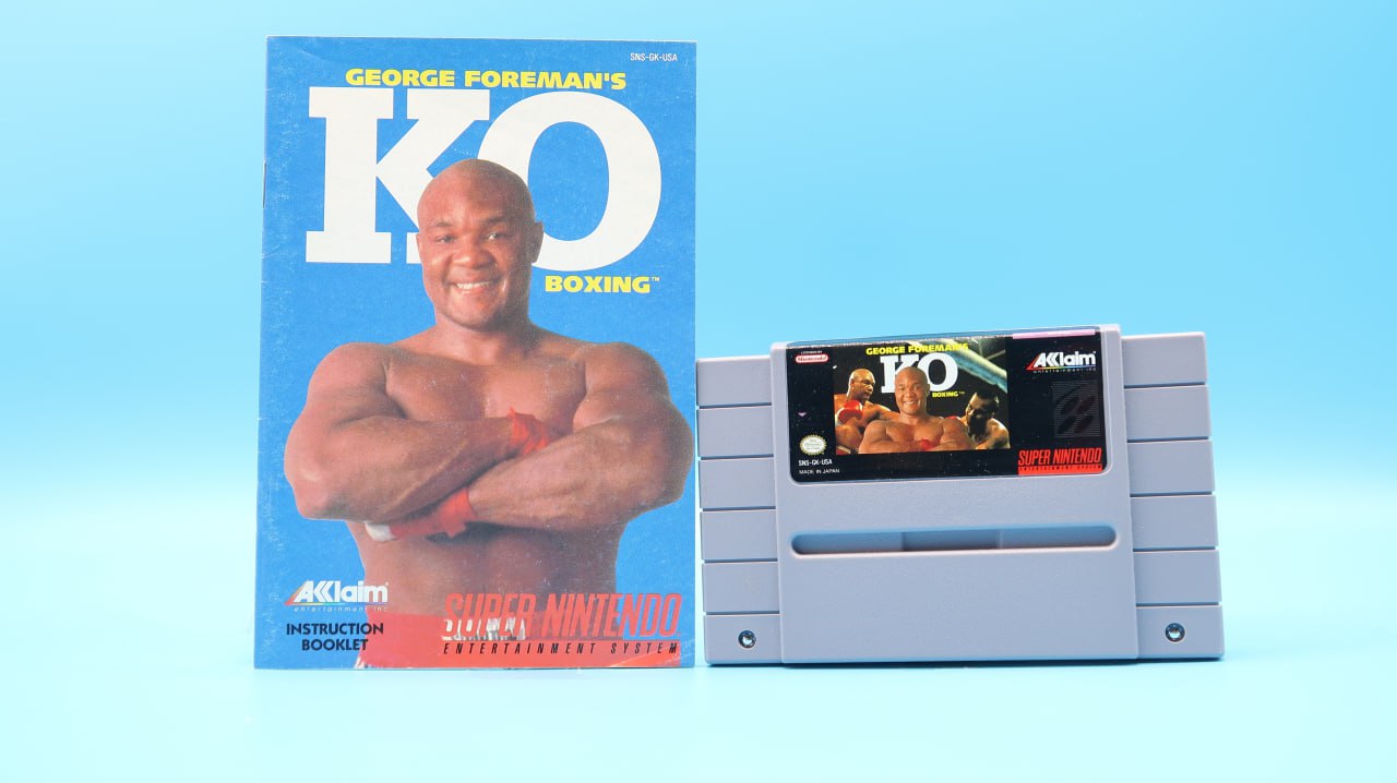 George Foreman's KO Boxing SUPER NINTENDO (Importación americana)