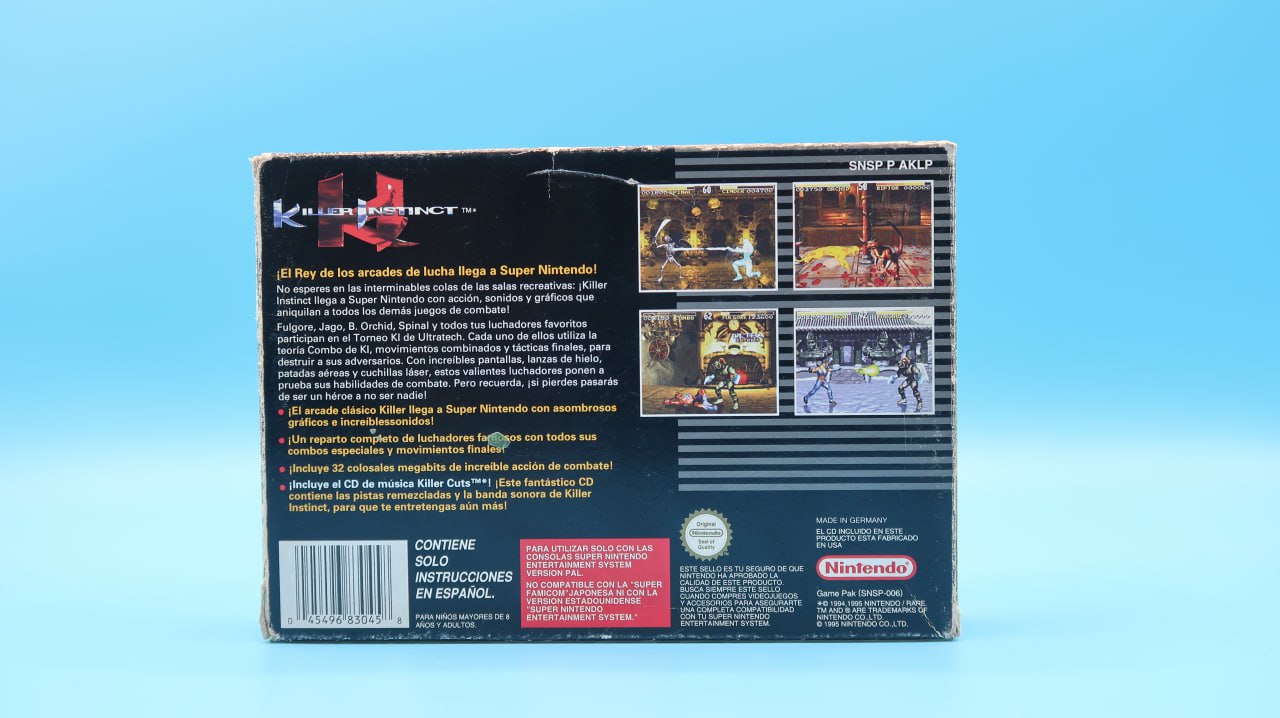 Killer Instinct SUPER NINTENDO