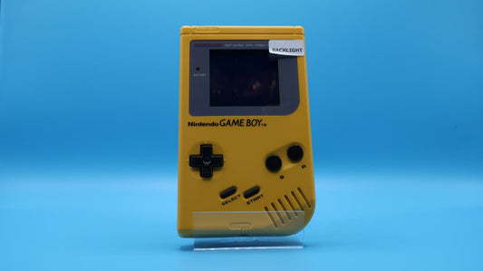 Consola Game Boy DMG Amarilla Pantalla Backlight