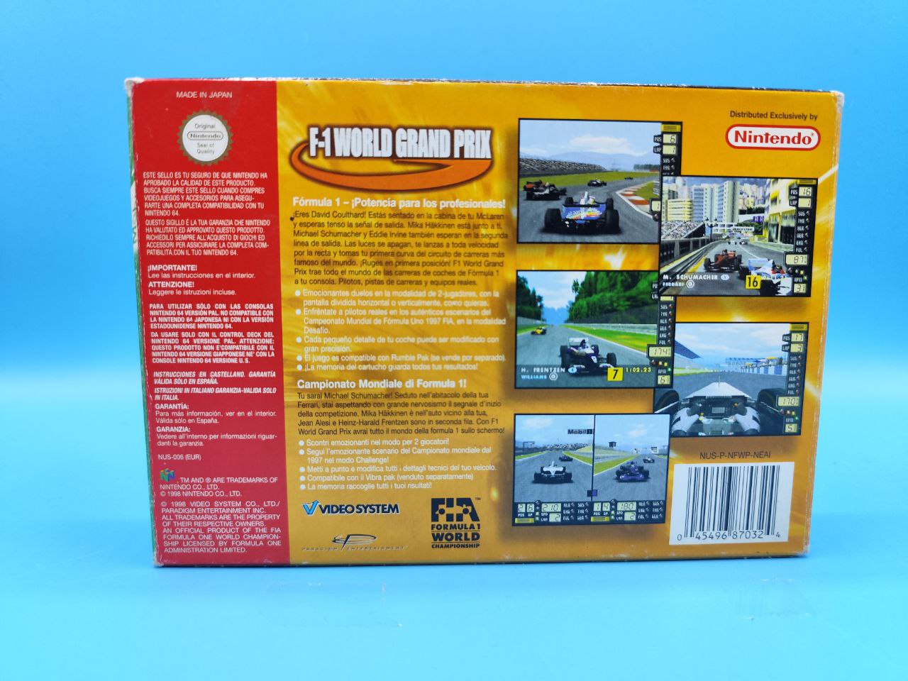 F-1 World Grand Prix NINTENDO 64