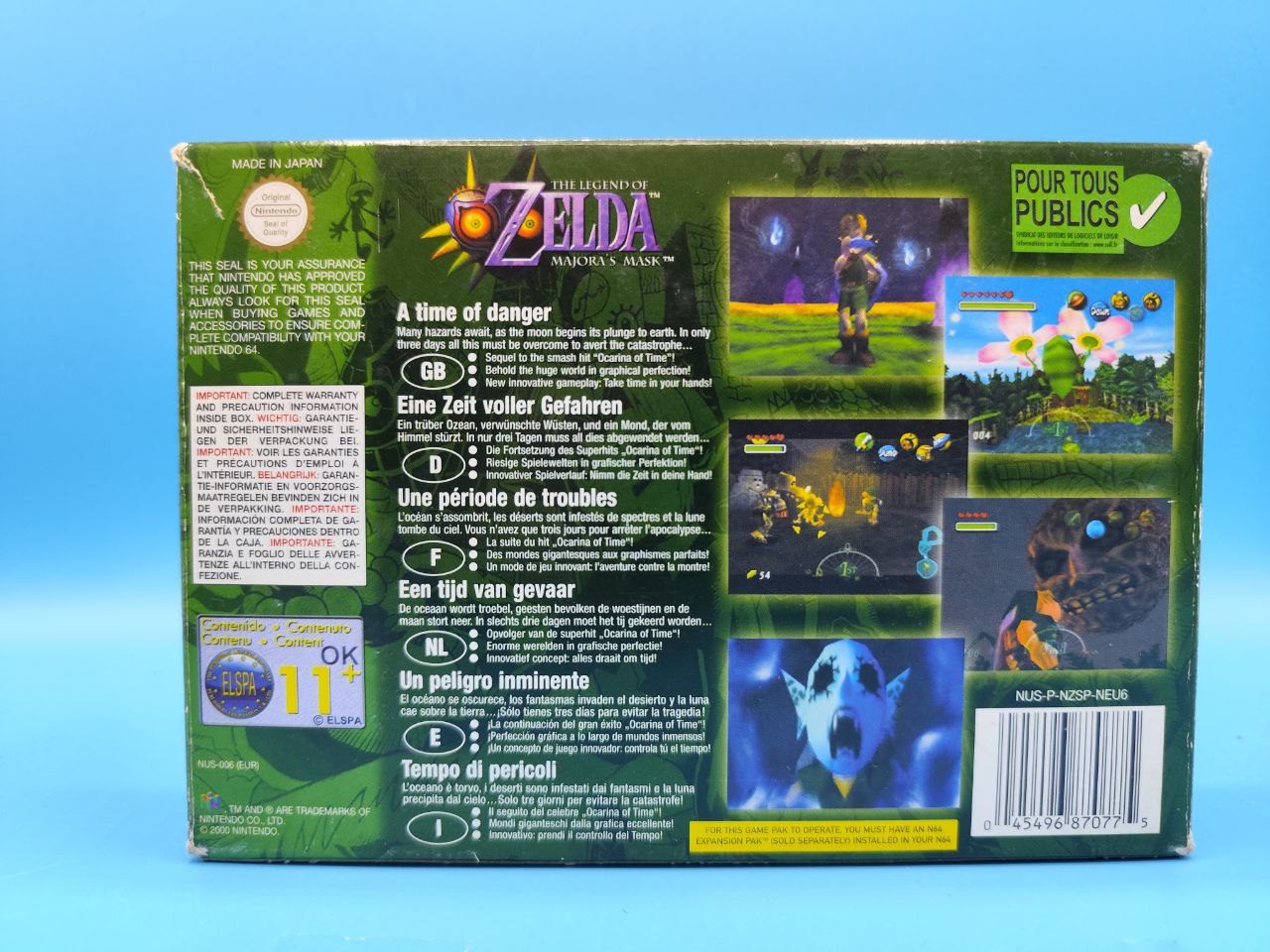 The Legend of Zelda Majora's Mask NINTENDO 64