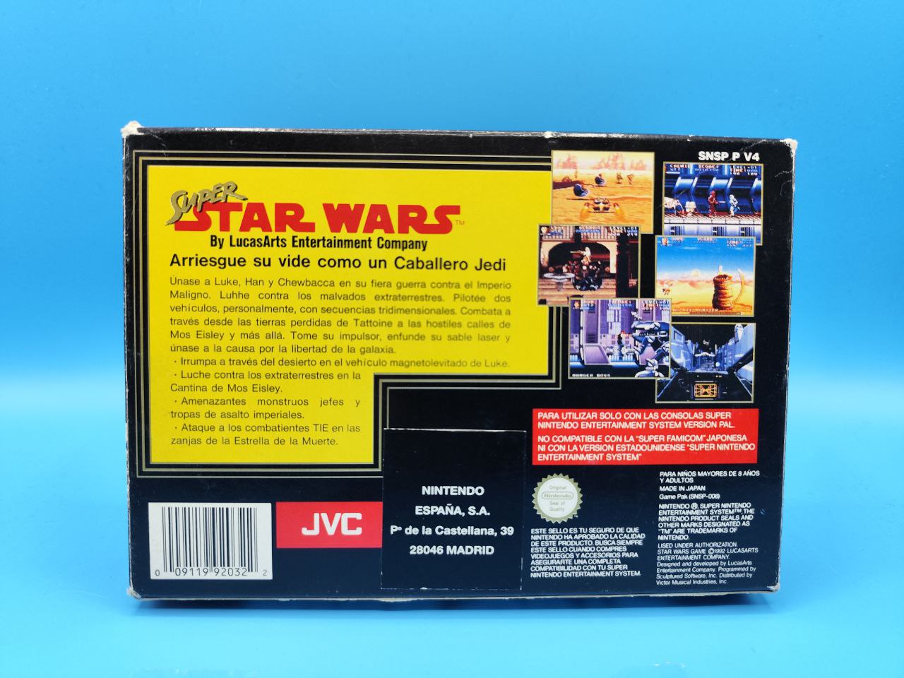 Sin Manual Super Star Wars SUPER NINTENDO