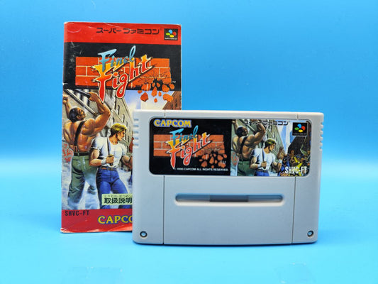 Cartucho y Manual Final Fight SUPER NINTENDO (Importación japonesa)