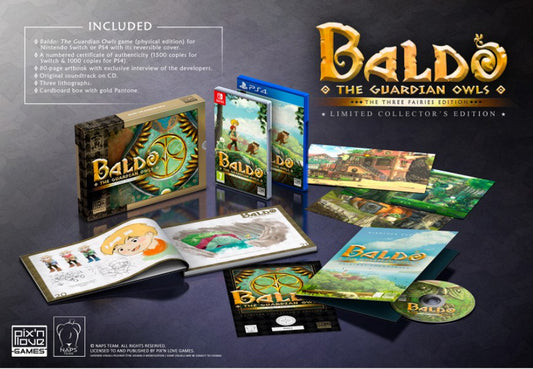 Baldo The Guardian Owls The Three Faeries Edition Collectors Edition SWITCH