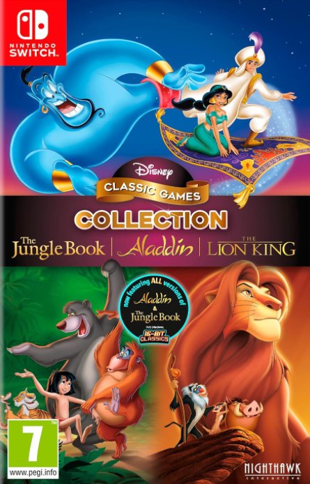 Disney Classic Games Collection Aladdin Lion King The Jungle Book SWITCH