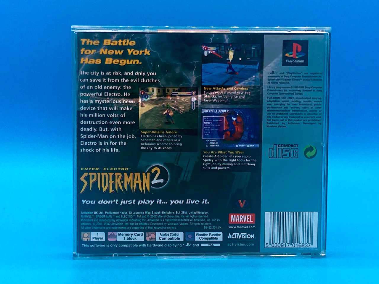 Spider-Man 2 Enter Electro Platinum PLAYSTATION (Importación inglesa)