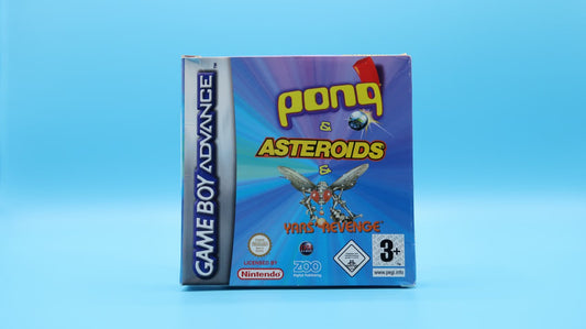 Pong + Asteroids + Yars Revenge GAME BOY ADVANCE