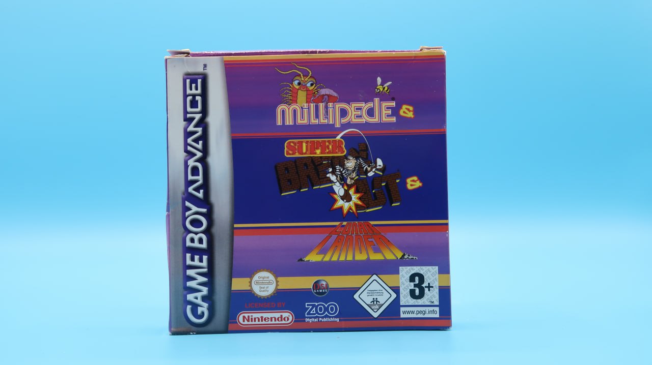 Lunar Lander + Millipede + Superbreakout GAME BOY ADVANCE