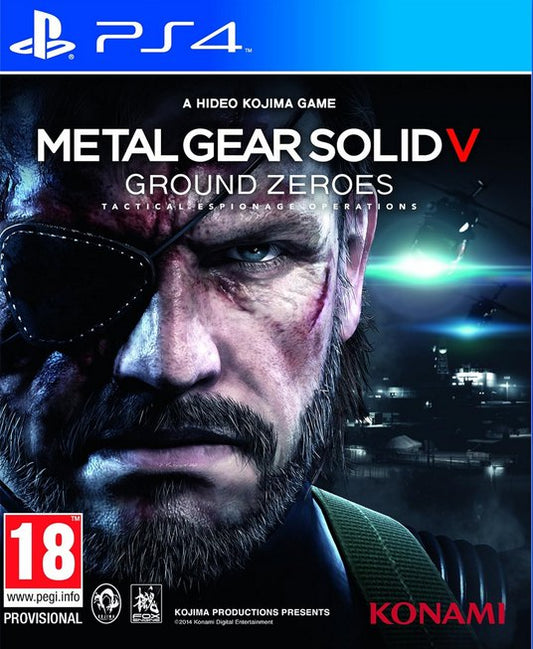 Metal Gear Solid V Ground Zeroes PLAYSTATION 4