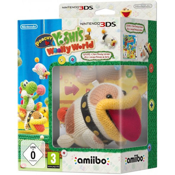 Poochy and Yoshis Woolly World + Amiibo 3DS