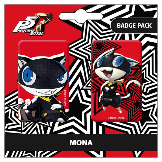 Pack de Chapas Mona/Morgana Persona 5 Royal