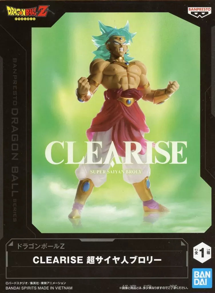 Figura Broly Super Saiyan Clearise Dragon Ball Z Banpresto