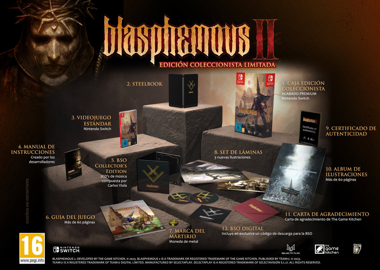 Blasphemous II Limited Collectors Edition SWITCH - Image 2