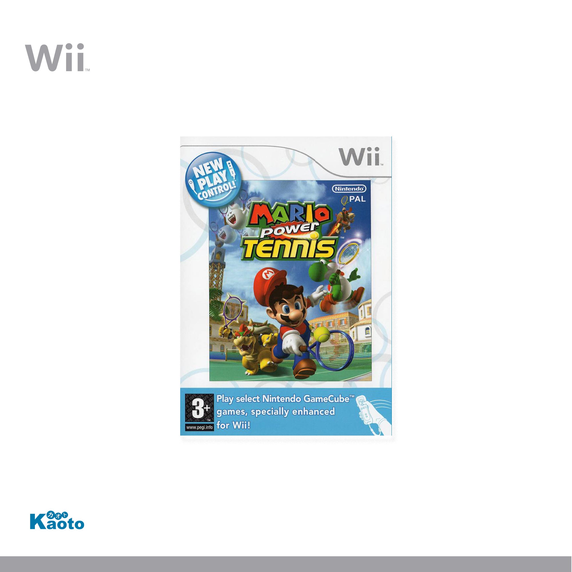 Mario Power Tennis New Play Control WII