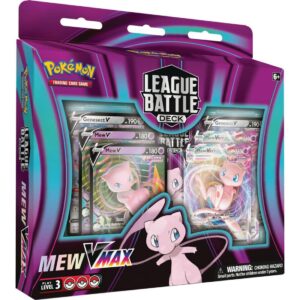 Baraja Combate de Liga Mew VMAX Pokemon TCG Inglés