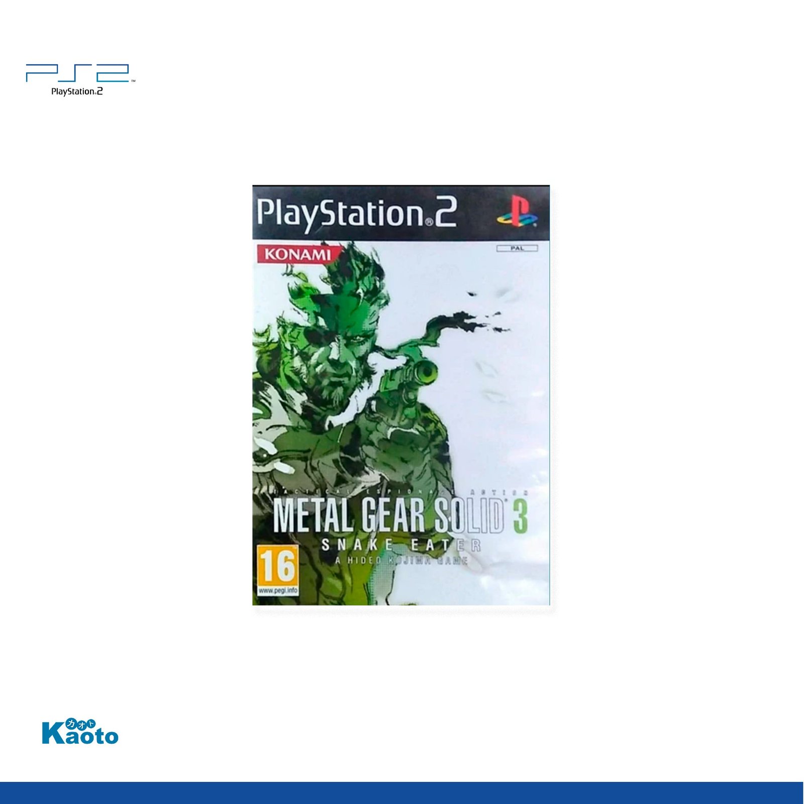 Metal Gear Solid 3 Snake Eater PLAYSTATION 2