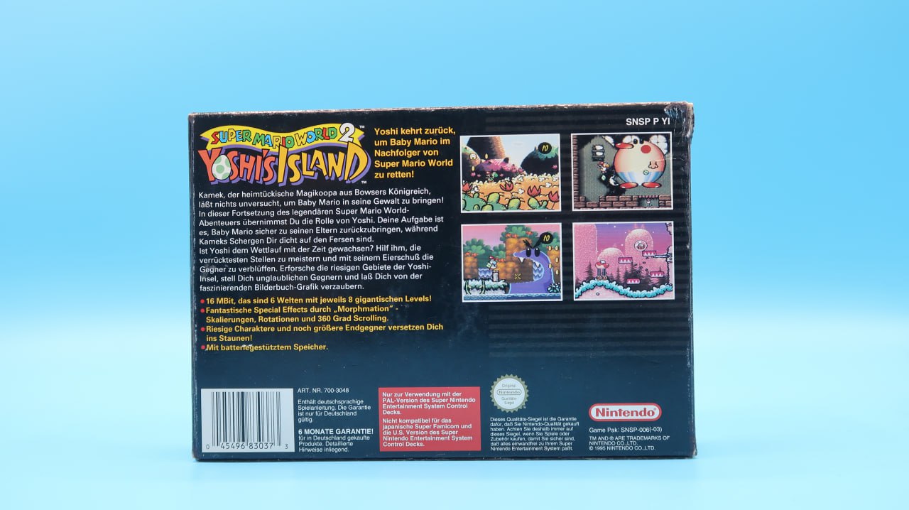 Sin Manual Super Mario World 2 Yoshi's Island SUPER NINTENDO (Importación alemana) - Image 2