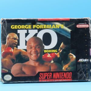 George Foreman’s KO Boxing SUPER NINTENDO (Importación americana)