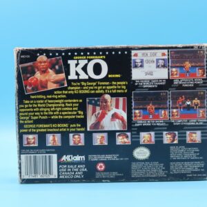 George Foreman’s KO Boxing SUPER NINTENDO (Importación americana)