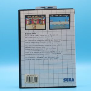 Sin Manual Black Belt MASTER SYSTEM