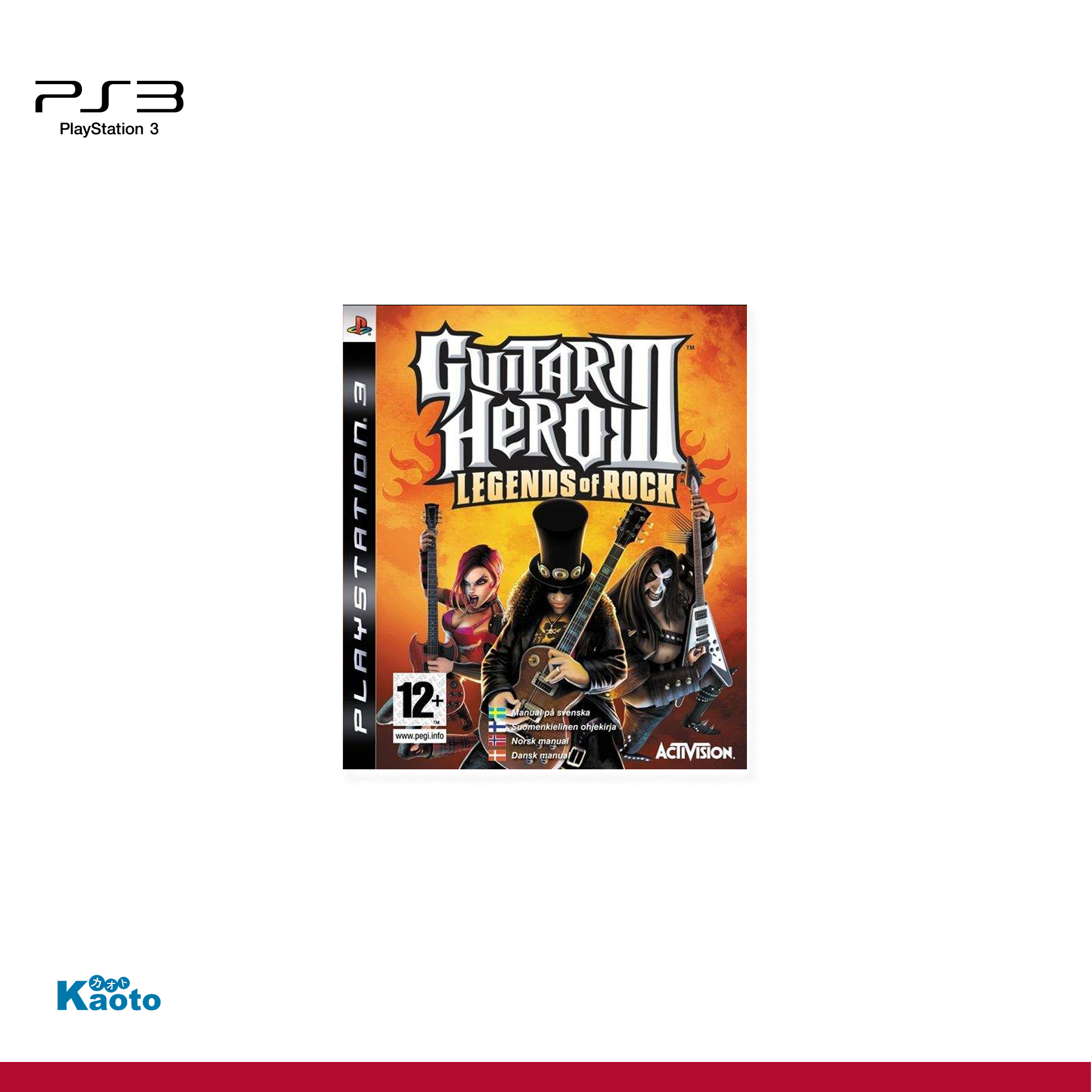 Guitar Hero III Legends of Rock PLAYSTATION 3