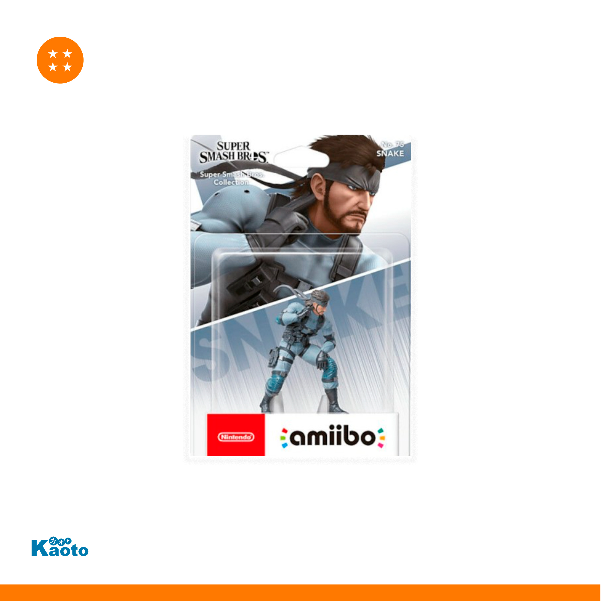 Amiibo Solid Snake Super Smash Bros Collection