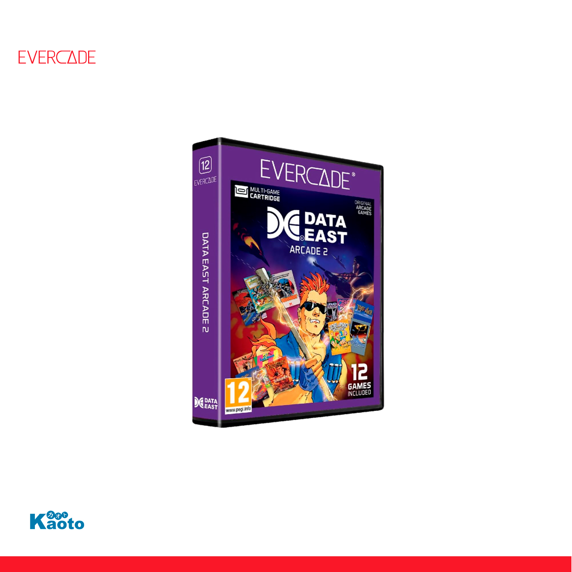 Cartucho Evercade Data East Arcade 2 Nº12