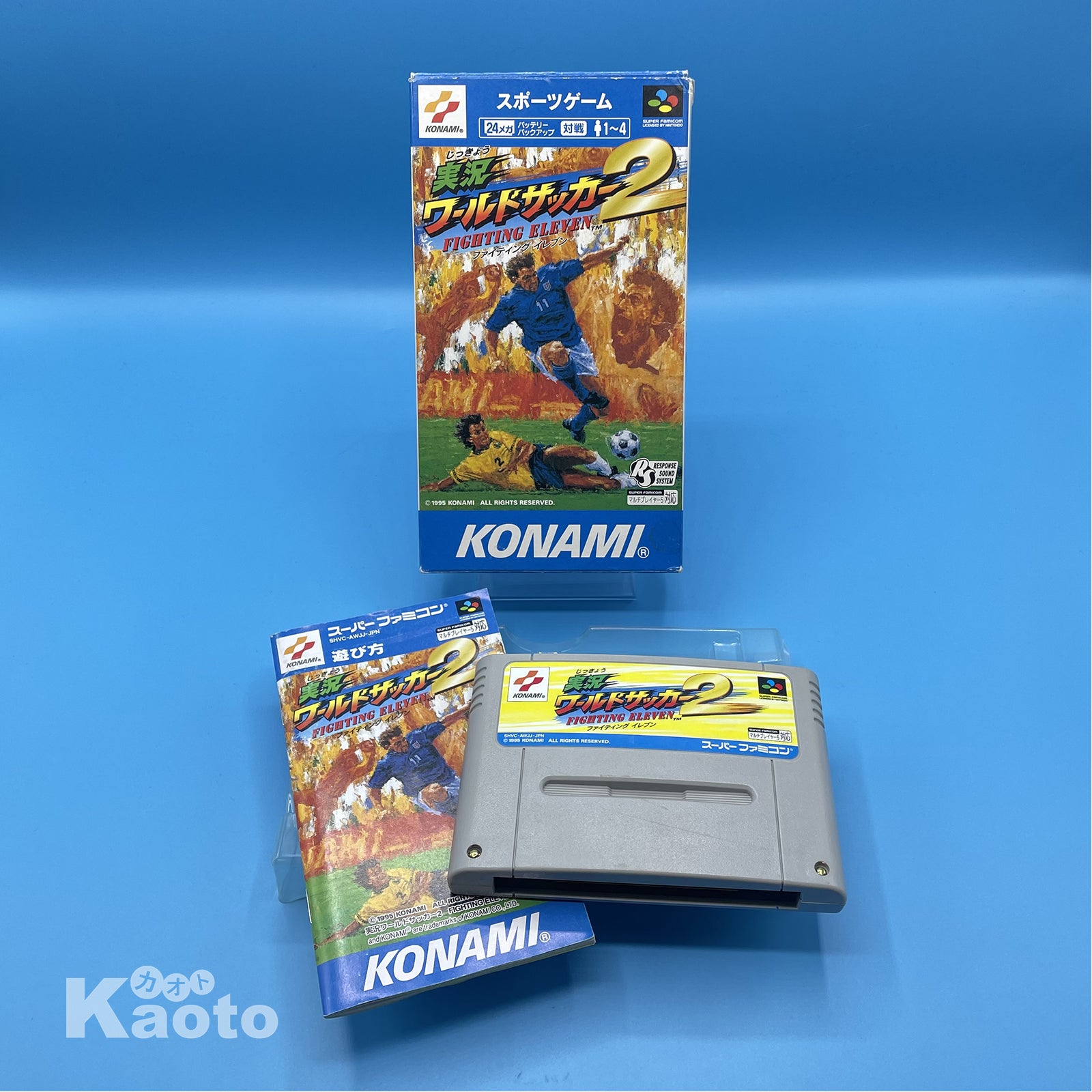 Jikkyou World Soccer 2 Fighting Eleven SUPER NINTENDO (Importación japonesa) - Imagen 3