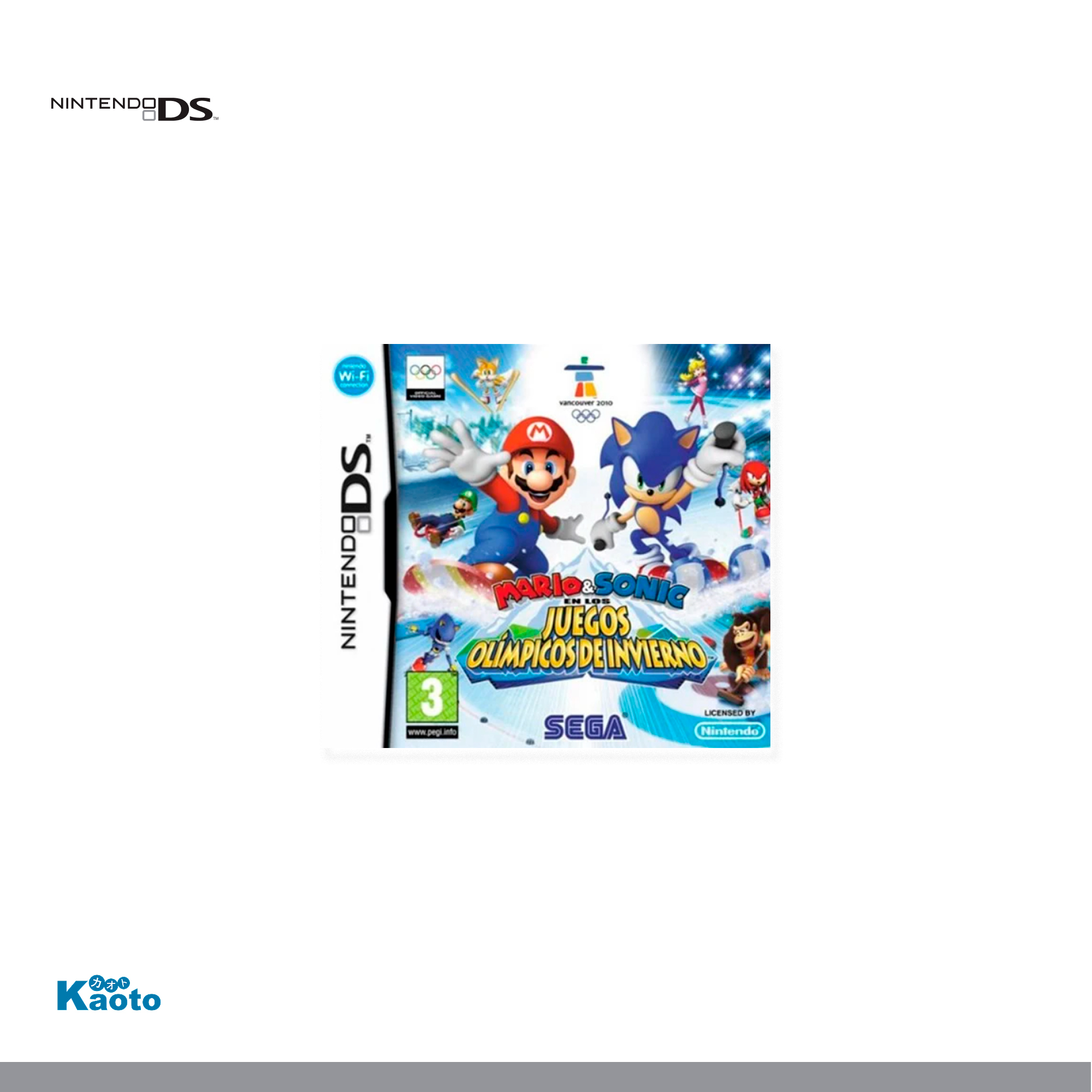Mario y Sonic en los Juegos Olimpicos de Invierno NINTENDO DS