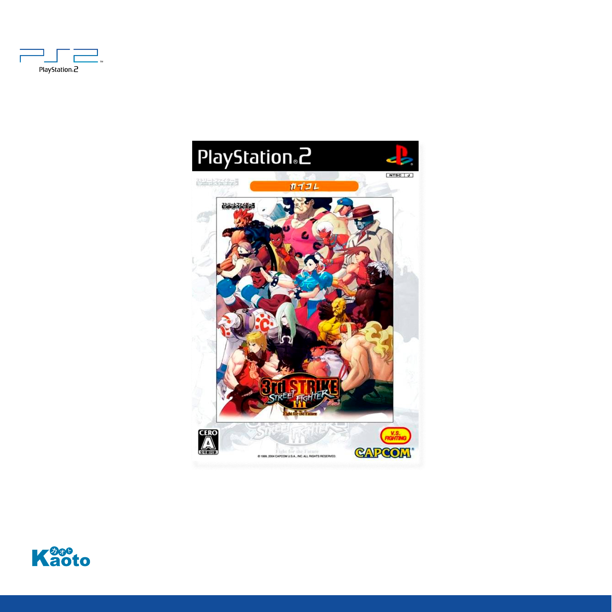 Street Fighter III 3rd Strike CapCore PLAYSTATION 2 (Importación japonesa)