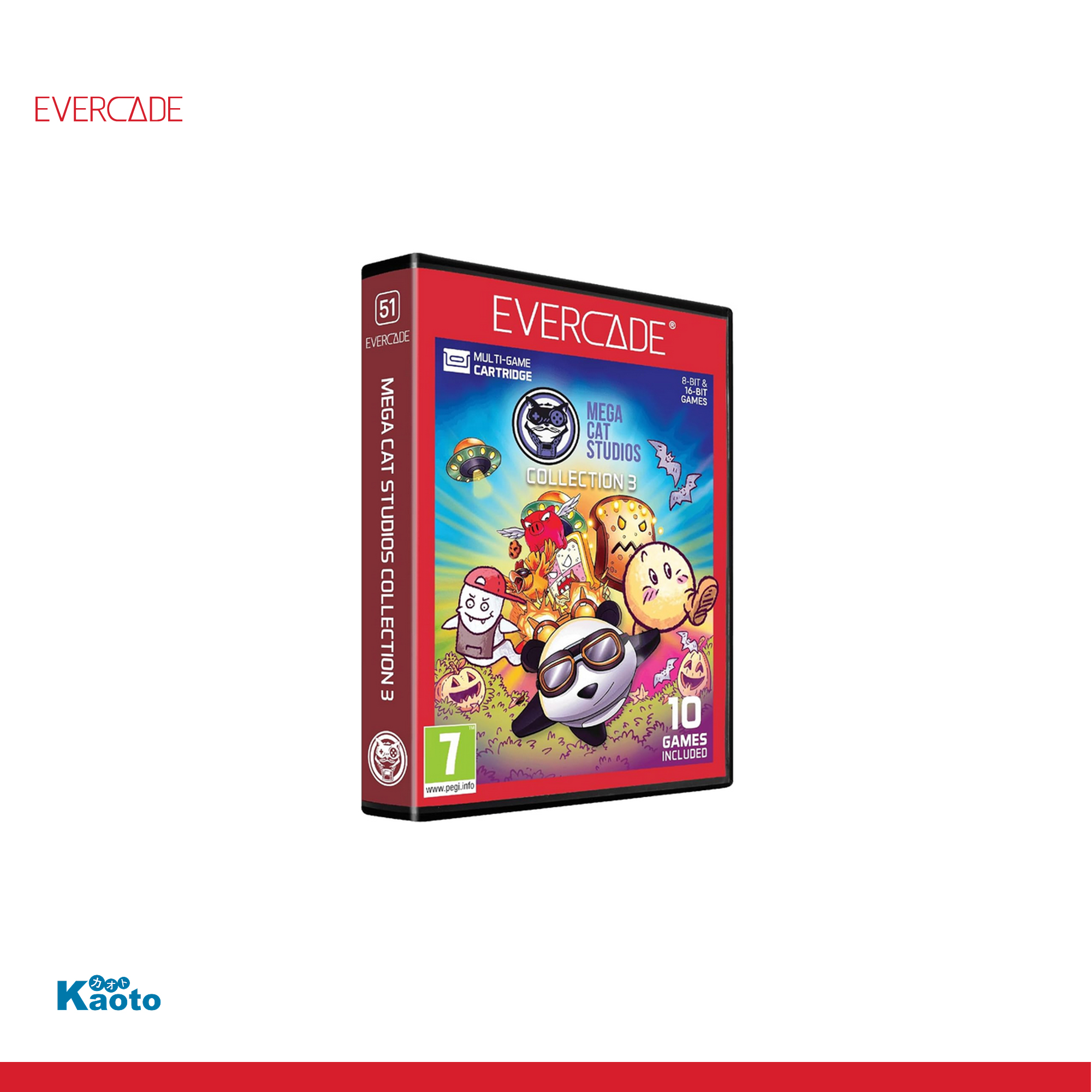 Cartucho Evercade Mega Cat Studios Collection 3 Nº51
