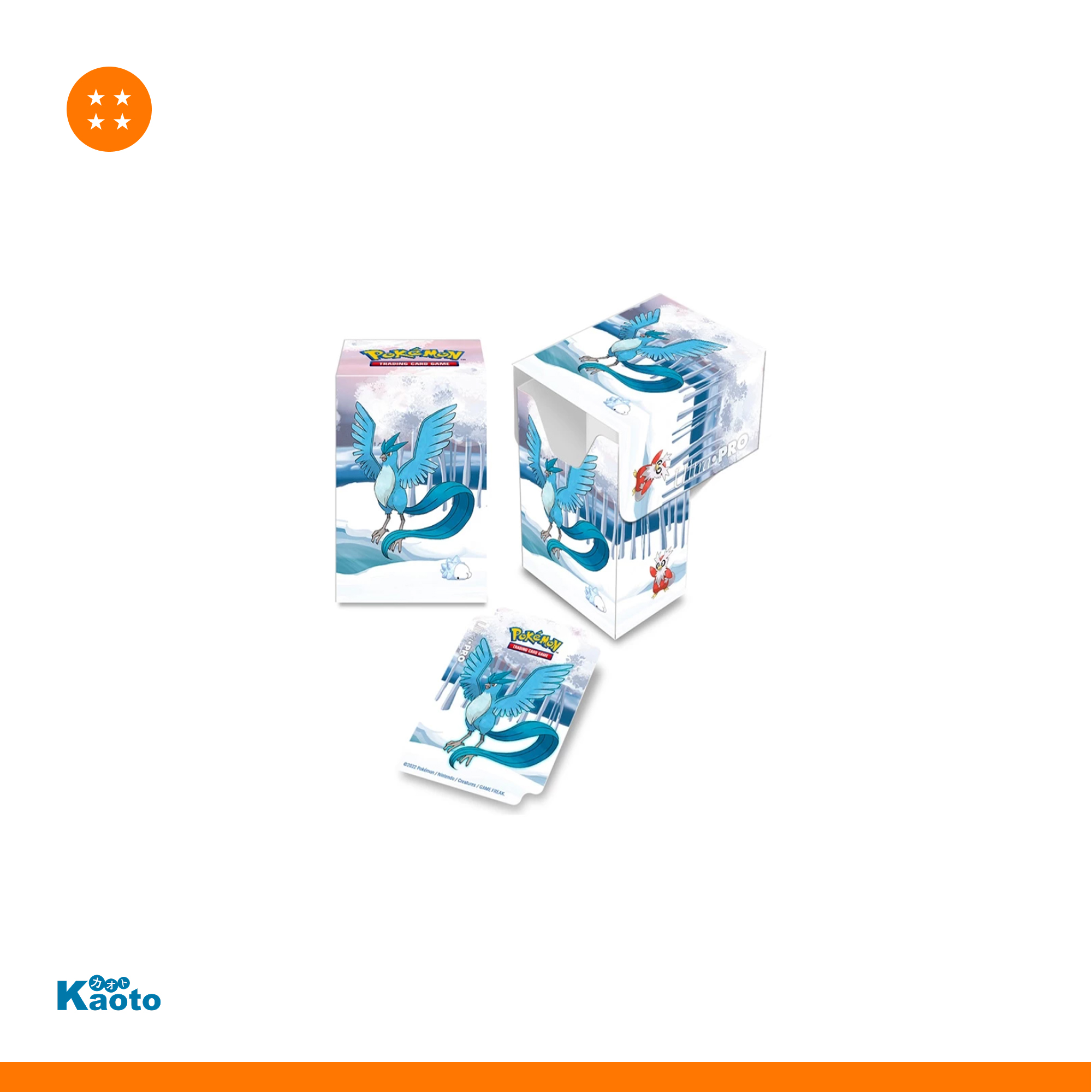 Caja de mazo Deck Box Gallery Series Frosted Forest Full View Articuno Pokemon Ultra Pro
