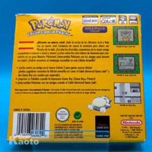 Pokemon Edición Amarilla GAME BOY