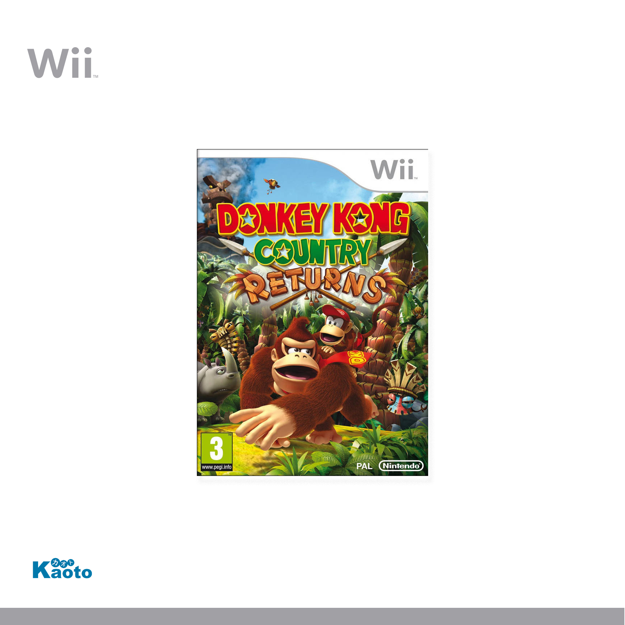 Donkey Kong Country Returns WII