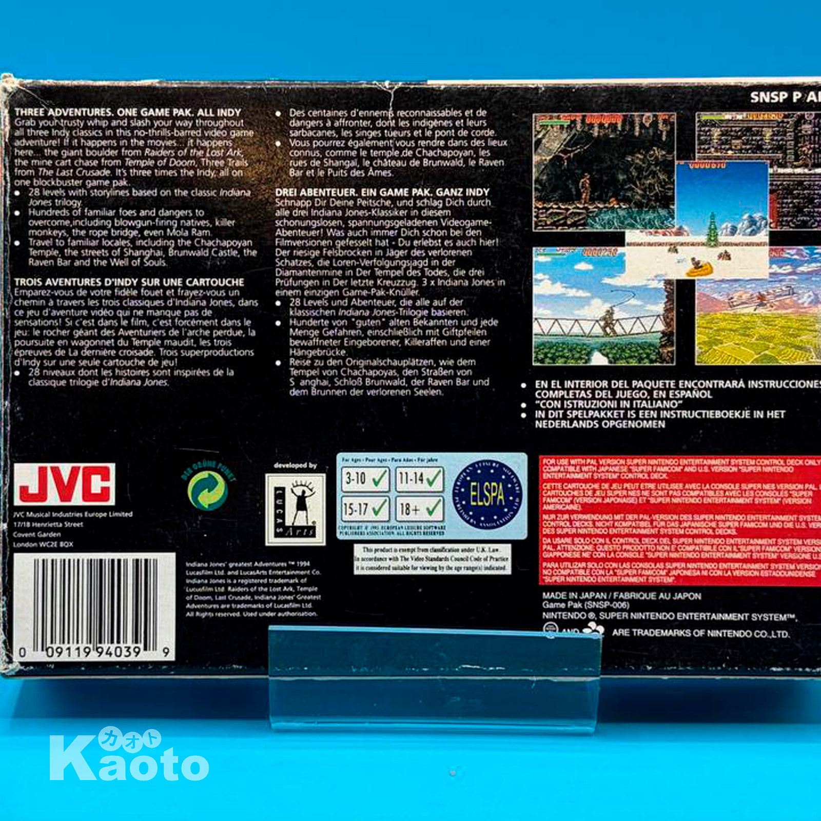 Indiana Jones Greatest Adventures SUPER NINTENDO - Imagen 2
