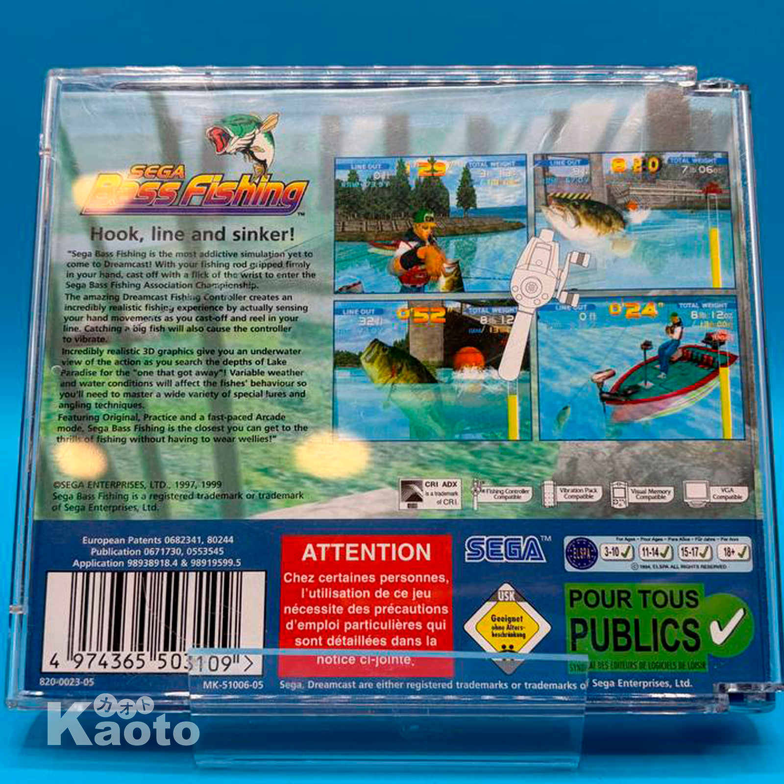 Sega Bass Fishing DREAMCAST (Importación inglesa) - Imagen 2