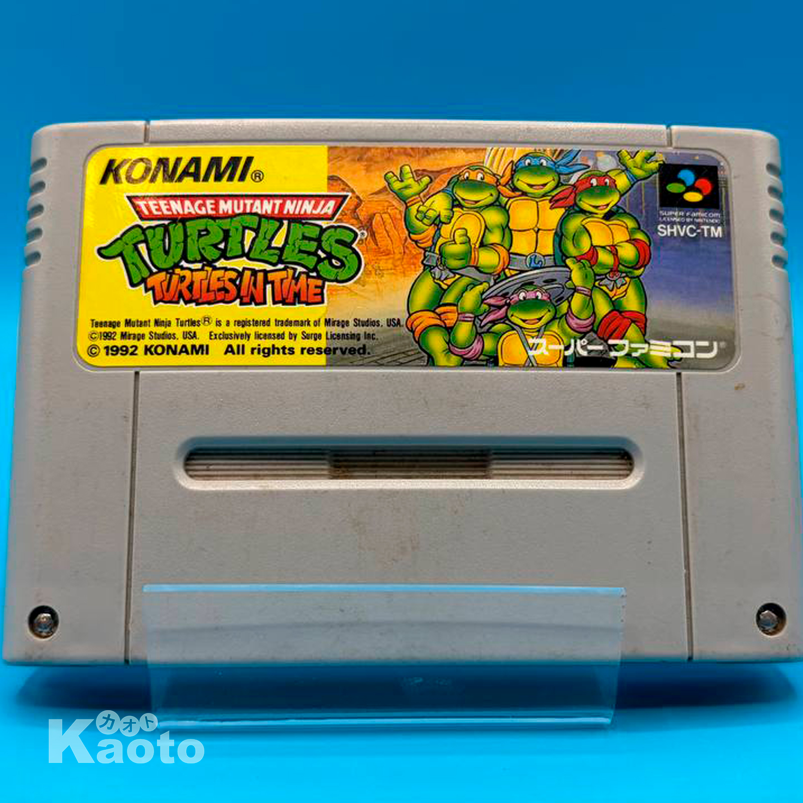 Cartucho Teenage Mutant Ninja Turtles in Time SUPER NINTENDO (Importación japonesa)