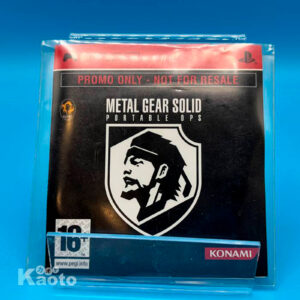 Metal Gear Solid Portable Ops Versión Promocional PSP