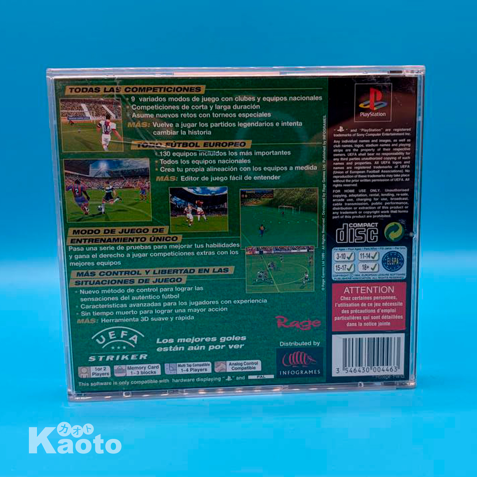 UEFA Striker PLAYSTATION - Imagen 2