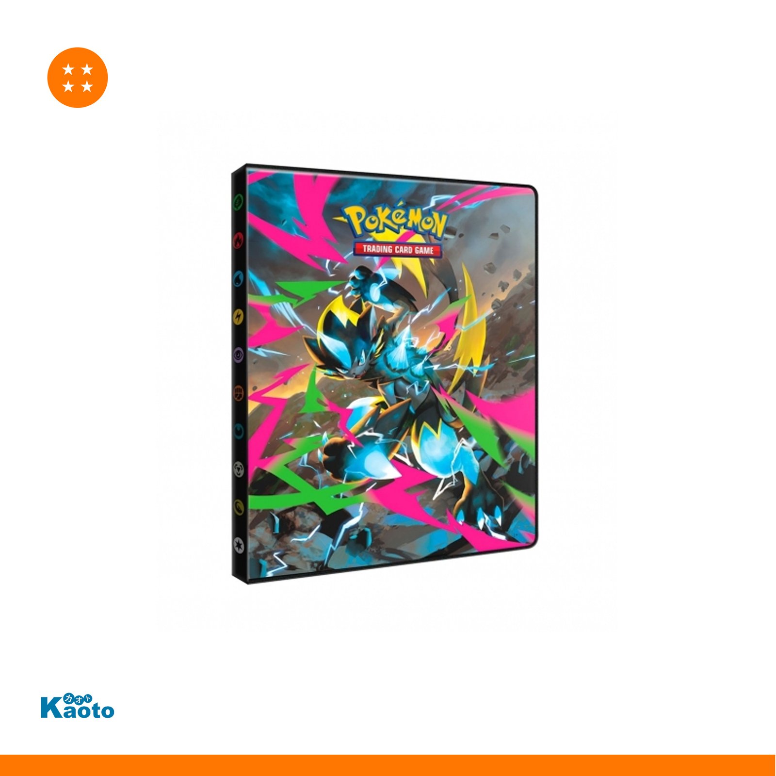 Archivador 4 Bolsillos Portfolio Mega Pitch Black Pokemon Ultra Pro